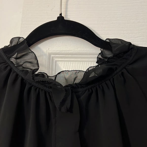 Calvin Klein Ruffle Neck Blouse - Picture 2 of 6